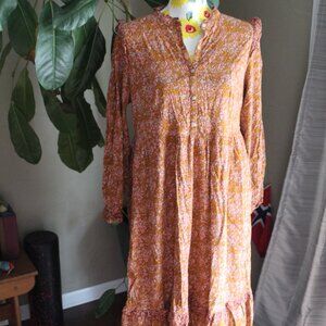 Floral Cottagecore Prairie Dress